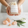 Aloe + Eucalyptus Salt Rock Scrub - Lifestyle