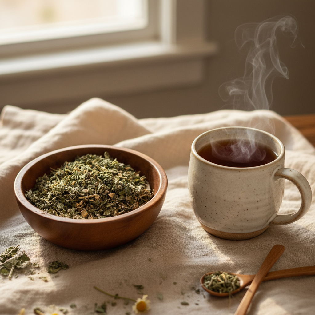 Bowl - With Brewed Tea