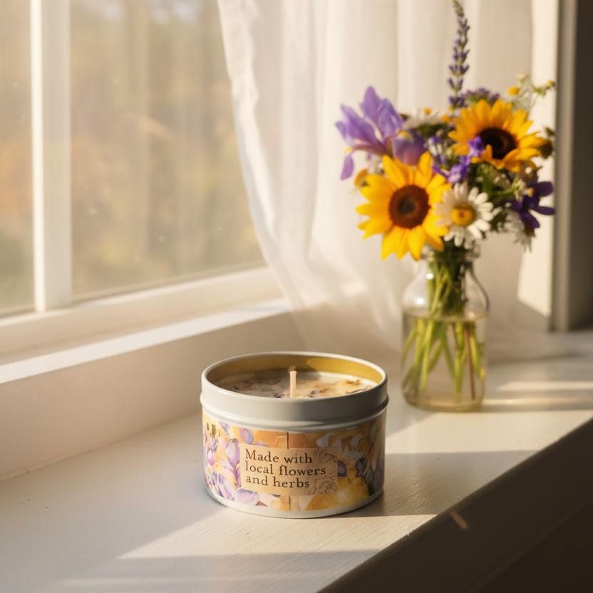 Nectar: Lilac + Lemon + Honey Candle 8oz