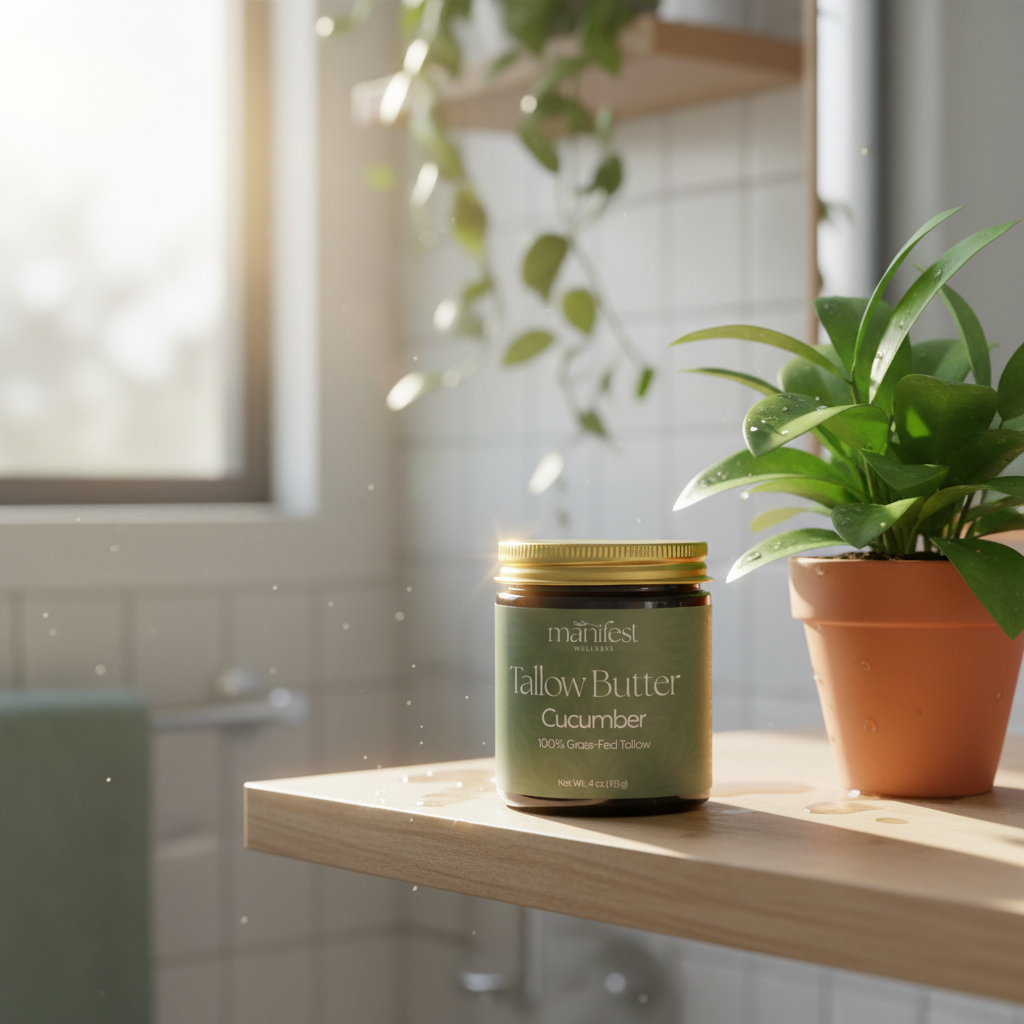Cucumber Tallow Butter - Lifestyle