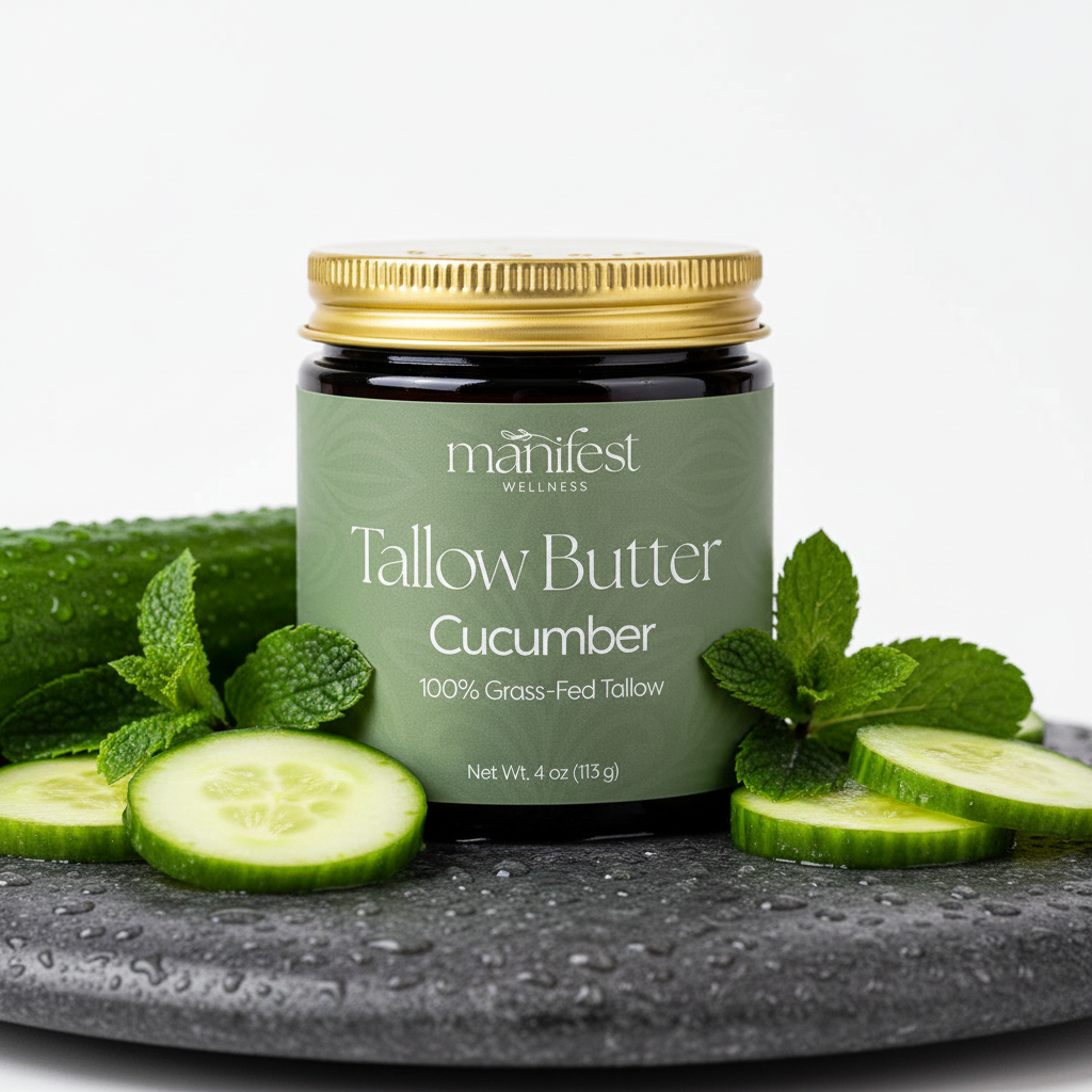 Cucumber Tallow Butter - Stone