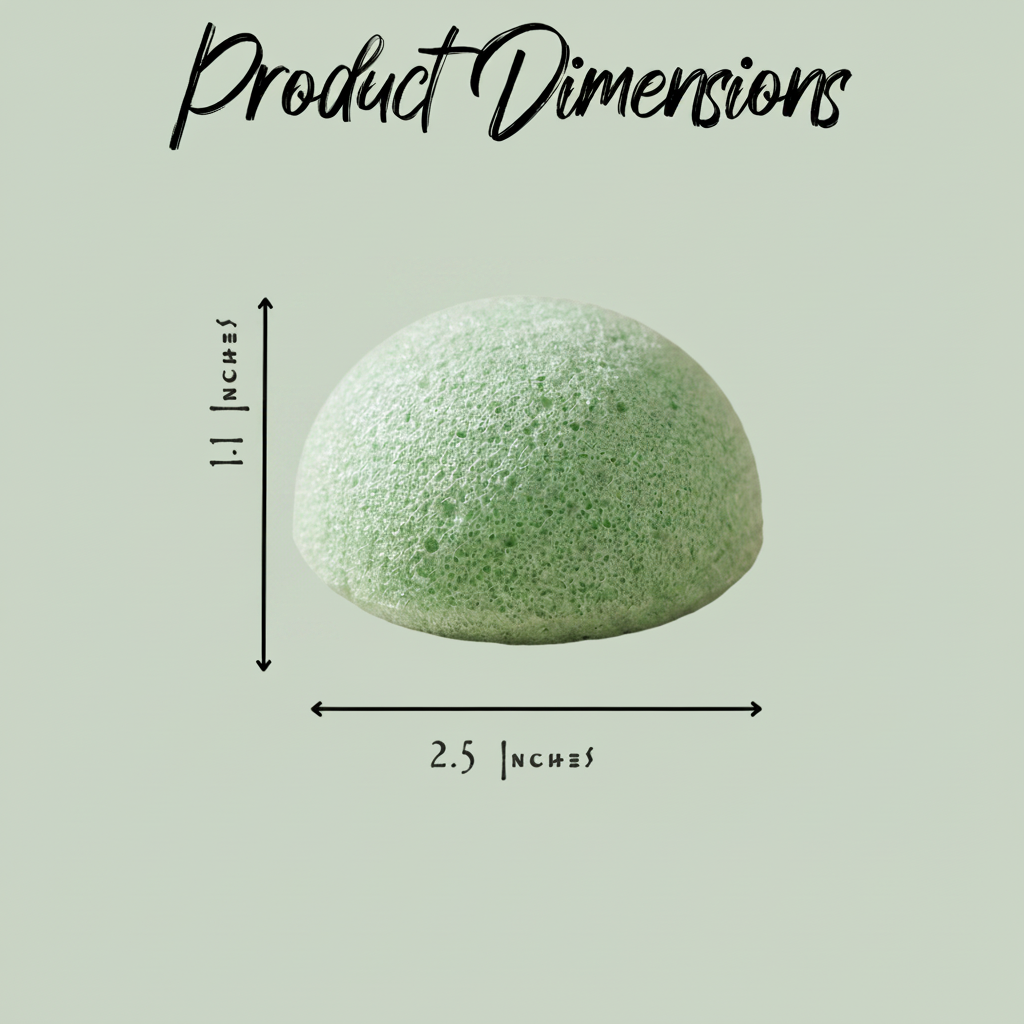 Konjac Sponge Dimensions