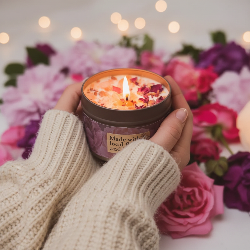 Love Notes Candle - Hands