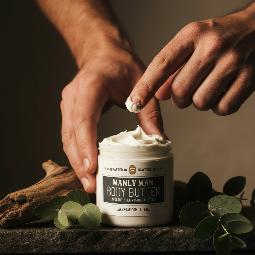Manly Man Body Butter - Hands