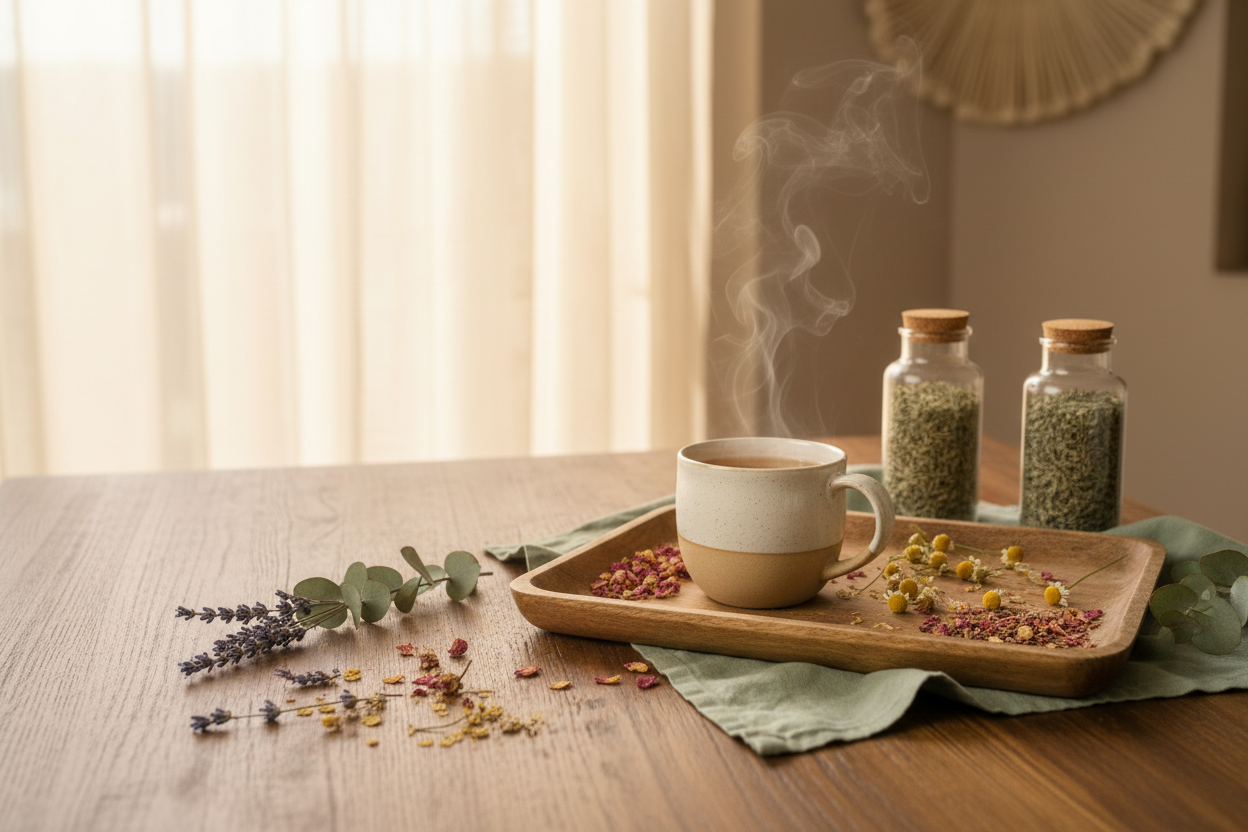 Nest and Nurture Hero - Tea & Vials