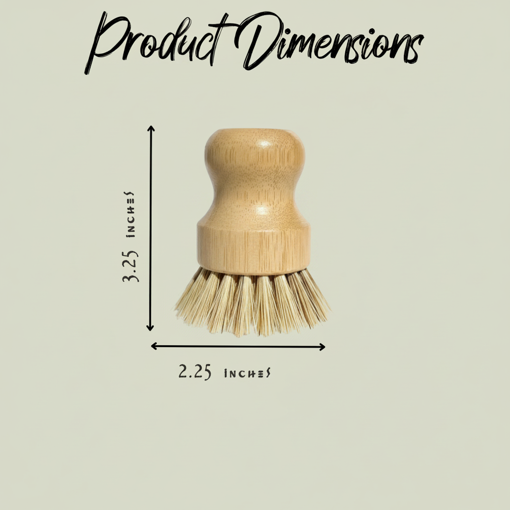 Pot Scrubber Dimensions