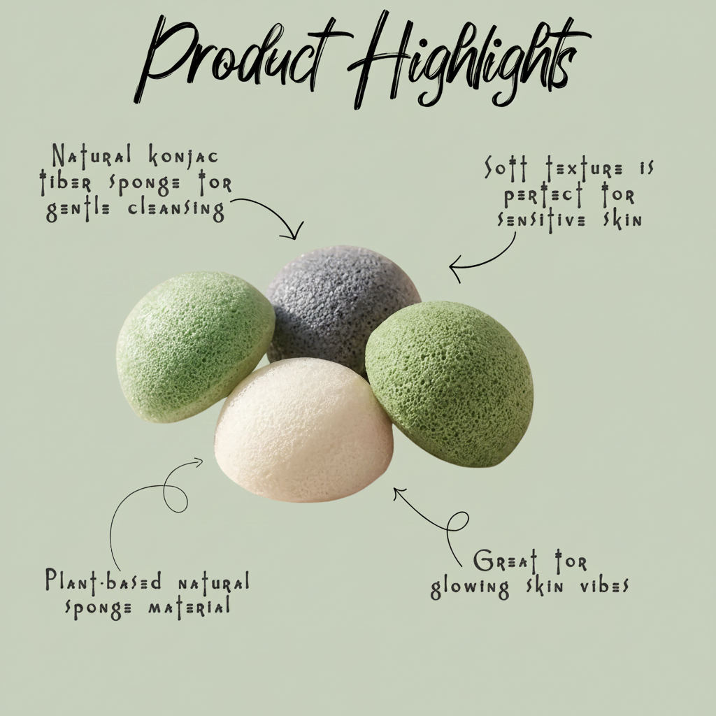 Product Highlights - Konjac Sponge