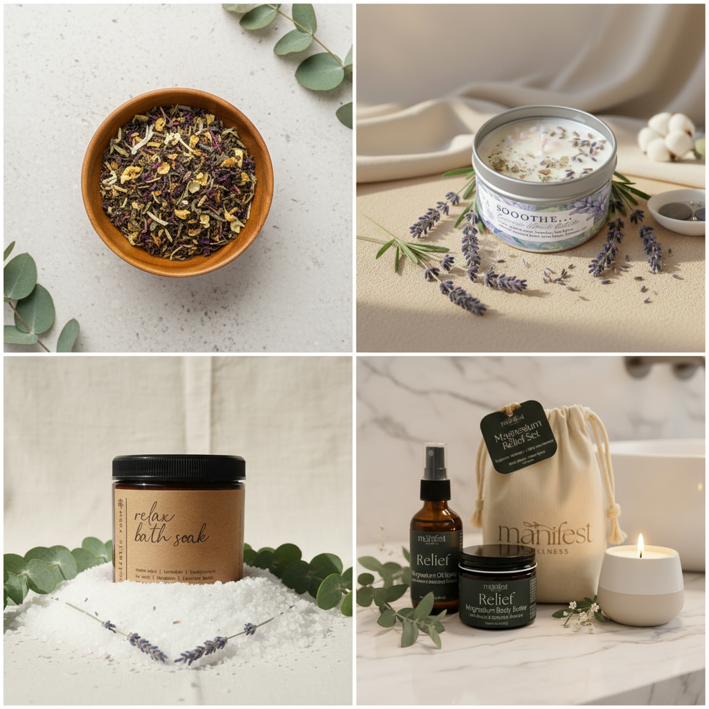Rest & Restore Set Square Collage v2