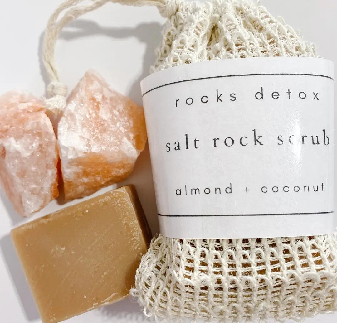 Almond + Coconut Salt Rock Scrub