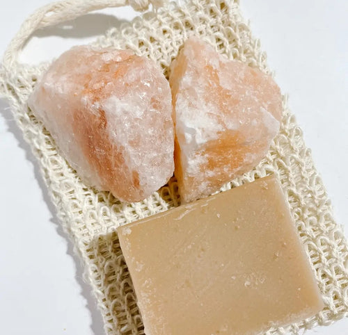 Almond + Coconut Salt Rock Scrub
