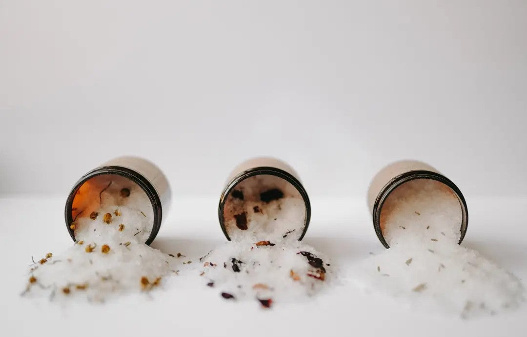 Herbal Bath Salts | Made with Organic Herbs & Dried Flowers