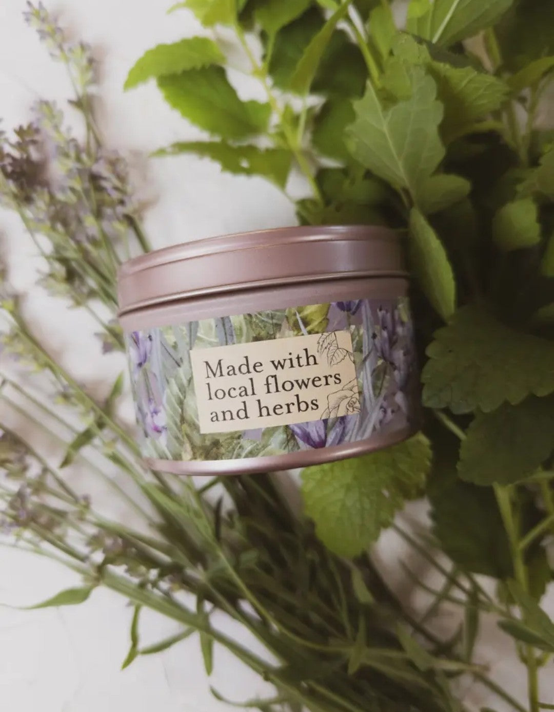 Sooothe Lavender: Mint Botanical Soy Wax Candle 8oz