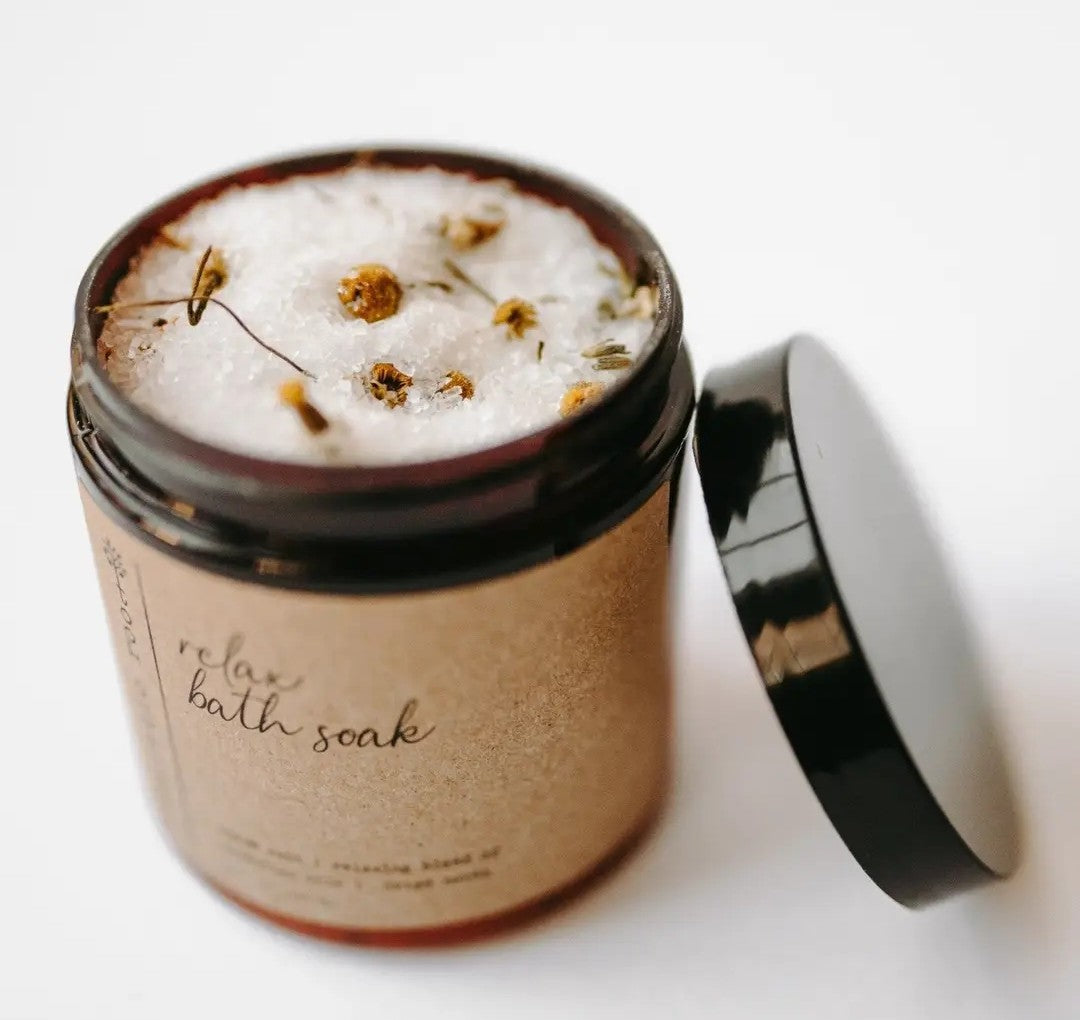 Herbal Bath Salts | Made with Organic Herbs & Dried Flowers