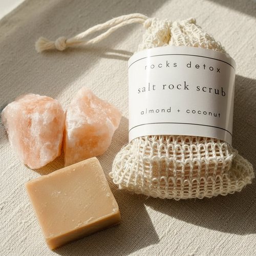 Salt Rock Scrub Almond Coconut - Macro