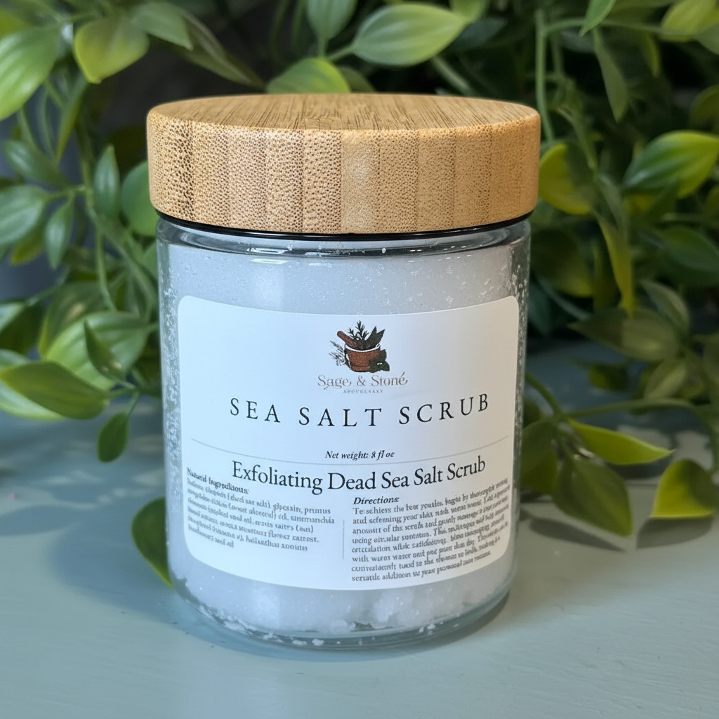 Sea Salt Scrub - Front Angle