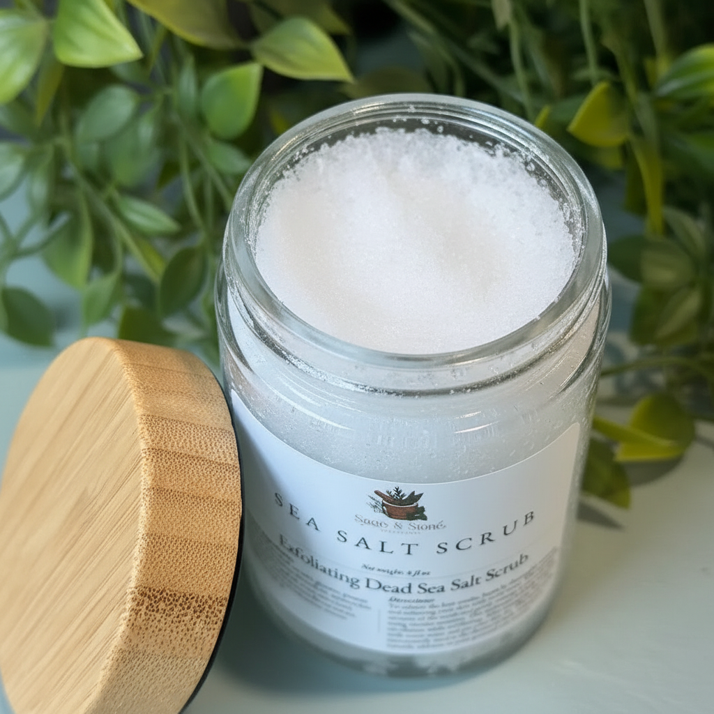 Sea Salt Scrub - Texture Close-up