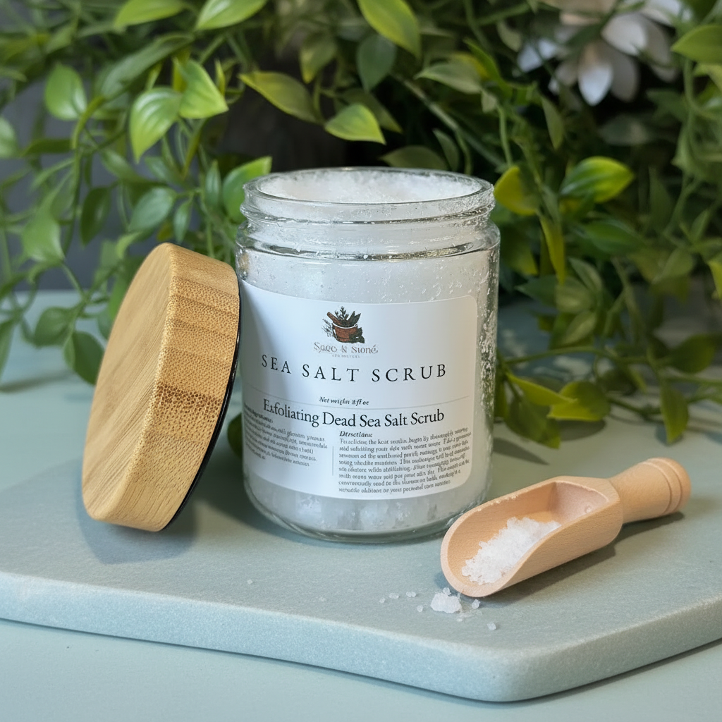 Sea Salt Scrub - With Scoop