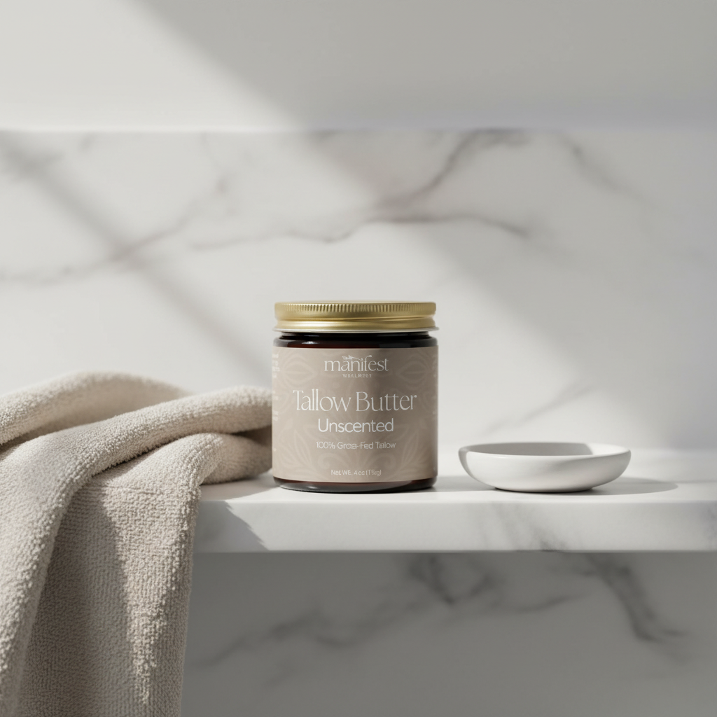 Unscented Tallow Butter - Marble Shelf