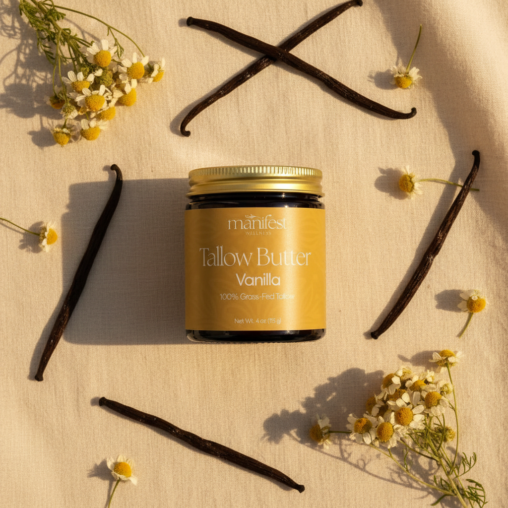 Vanilla Tallow Butter - Flat Lay